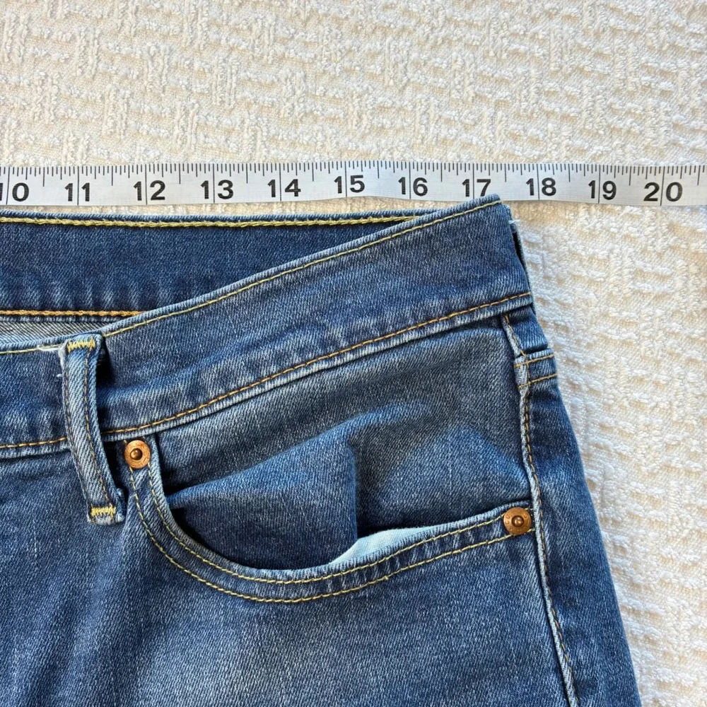 Levis 511 Slim Fit Jeans Mens 36x30 Medium Wash Blue Denim Pants Americana